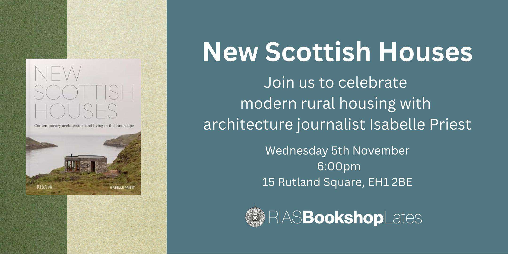 BookshopLATES… New Scottish Houses